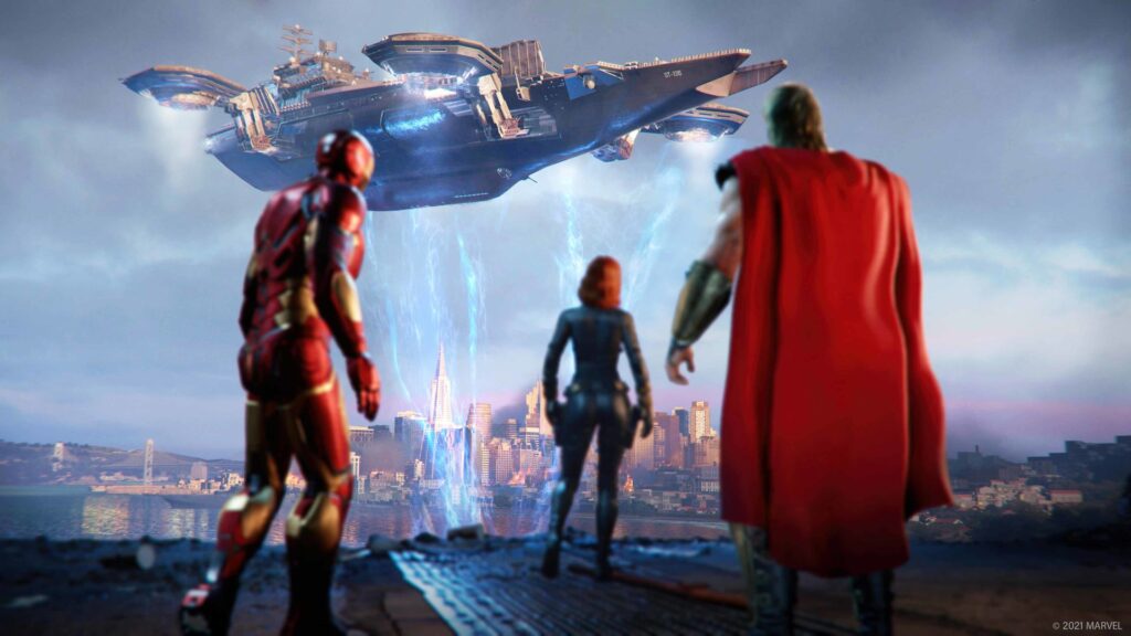 Avengers gameplay on stadia